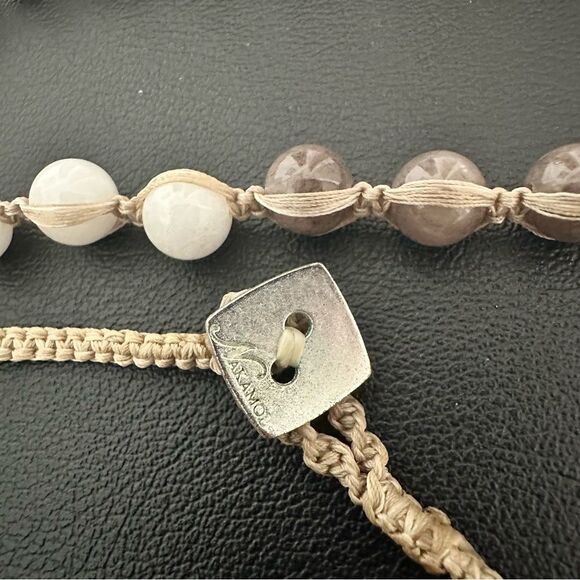 Nakamol Beaded Stone Statement Tassel Necklace - Picture 3 of 5